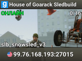 House of Goarack Sledbuild