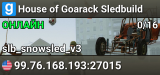 House of Goarack Sledbuild