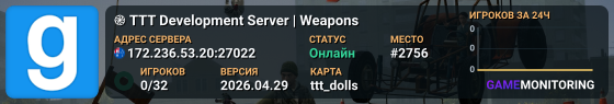 ֎ TTT Development Server | Weapons