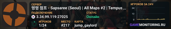 멍멍 점프 - Sapsaree (Seoul) | All Maps #2 | Tempus Network
