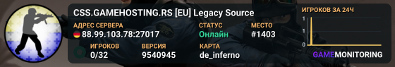 CSS.GAMEHOSTING.RS [EU] Legacy Source