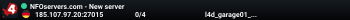 NFOservers.com - New server