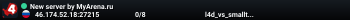 New server by MyArena.ru