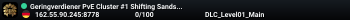 Geringverdiener PvE Cluster #1 Shifting Sands GER/ENG