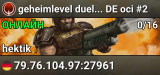 geheimlevel duel... DE oci #2