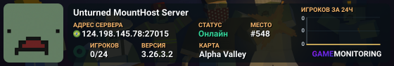 Unturned MountHost Server