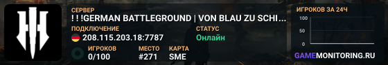 ! ! !GERMAN BATTLEGROUND | VON BLAU ZU SCHLAU | GBG-HLL.COM