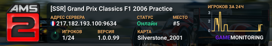 [SSR] Grand Prix Classics F1 2006 Practice