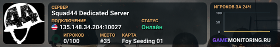 Squad44 Dedicated Server