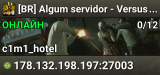 [BR] Algum servidor - Versus [ONLY T1] 3