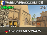 WARMUP.PRACC.COM [DE] MULTI-CFG DM !skins !fps ✦ DEATHMATCH