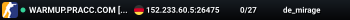 WARMUP.PRACC.COM [DE] MULTI-CFG DM !skins !fps ✦ DEATHMATCH