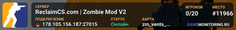 ReclaimCS.com | Zombie Mod V2