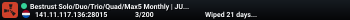 Bestrust Solo/Duo/Trio/Quad/Max5 Monthly | JUST FULLWIPED 04.06