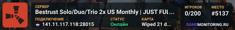Bestrust Solo/Duo/Trio 2x US Monthly | JUST FULLWIPED 04.06 06/