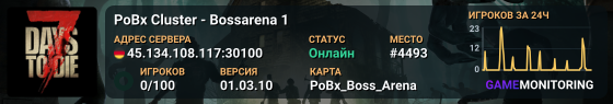 PoBx Cluster - Bossarena 1