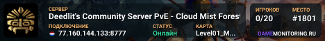 Deedlit's Community Server PvE - Cloud Mist Forest