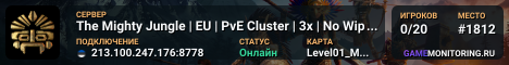 The Mighty Jungle | EU | PvE Cluster | 3x | No Wipe | 24/7 |