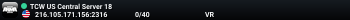 TCW US Central Server 18