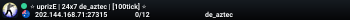⭐ uprizE | 24x7 de_aztec | [100tick] ⭐