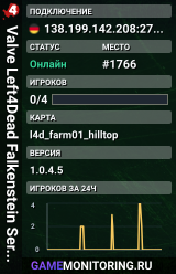 Valve Left4Dead Falkenstein Server (srcds1007-fsn-hetz.421.147)