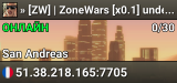 »  [ZW] | ZoneWars [x0.1] under*dev