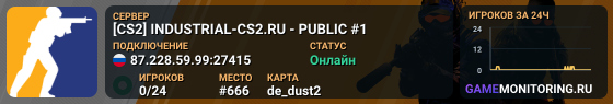 [CS2] INDUSTRIAL-CS2.RU - PUBLIC #1