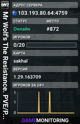 Mr Wolf's The Resistance. PVE/PVP