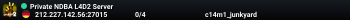 Private NDBA L4D2 Server