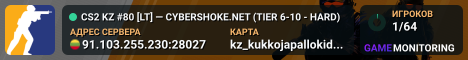 CS2 KZ #80 [LT] — CYBERSHOKE.NET (TIER 6-10 - HARD)