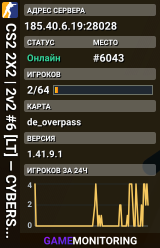 CS2 2X2 | 2v2 #6 [LT] — CYBERSHOKE.NET