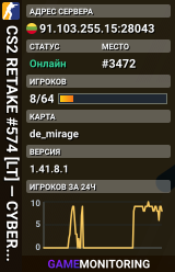 CS2 RETAKE #574 [LT] — CYBERSHOKE.NET (9 SLOTS)
