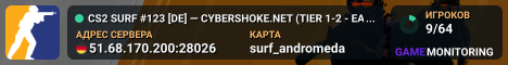 CS2 SURF #123 [DE] — CYBERSHOKE.NET (TIER 1-2 - EASY, ONLY AN