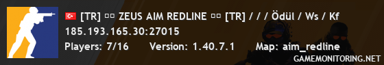 [TR] ☪️ ZEUS AIM REDLINE ☪️ [TR] / / / Ödül / Ws / Kf