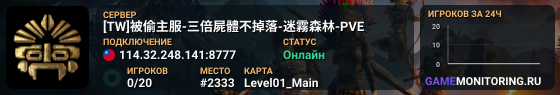 [TW]被偷主服-三倍屍體不掉落-迷霧森林-PVE