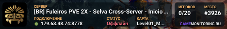 [BR] Fuleiros PVE 2X - Selva Cross-Server  - Inicio 12/06/26