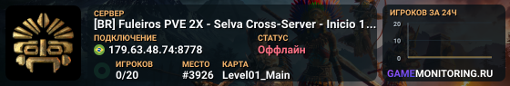 [BR] Fuleiros PVE 2X - Selva Cross-Server  - Inicio 12/06/26