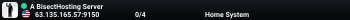 A BisectHosting Server