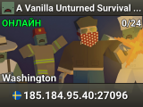 A Vanilla Unturned Survival Server | Washington