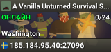 A Vanilla Unturned Survival Server | Washington