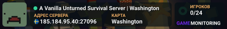 A Vanilla Unturned Survival Server | Washington