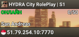 HYDRA City RolePlay | S1
