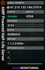 AMP Powered Half-Life Server