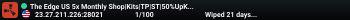 The Edge US 5x Monthly Shop|Kits|TP|ST|50%UpKeep|Bosses|MORE