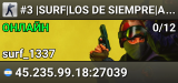 #3 |SURF|LOS DE SIEMPRE|ARG|