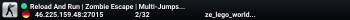 Reload And Run | Zombie Escape | Multi-Jumps x2 | FREE VIP