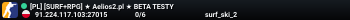 [PL] [SURF+RPG] ★ Aelios2.pl ★ BETA TESTY