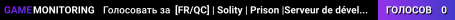[FR/QC] | Solity | Prison |Serveur de développement