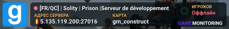 [FR/QC] | Solity | Prison |Serveur de développement