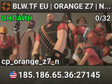 █ BLW.TF EU | ORANGE Z7 | NO CRITS | REVERTED WEAPON STATS